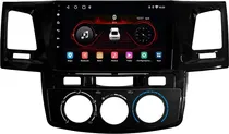 Multimídia Hetzer H-Pro Android 13 Tela de 9" Toyota Hilux 2012/15(s/Canbus-Ar Analogico)