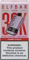 Vape Descartável Elf Bar TE30K Cherry Strazz 30000 Puffs