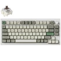 Teclado Gamer Mecanico Keychron Q1 Max RGB Sem Fio Switch Brown - Branco (Ingles)