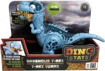Brinquedo Ravendus T-Rex com Osso - Dino State DS023-B Azul