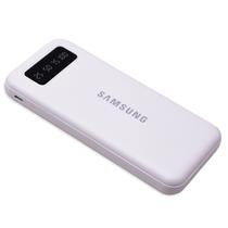 Carregador Portatil Samsung Battery Back Power Bank 20000MAH com 4 Cabos ( USB-C / USB Lightning / Micro-USB ) - Branco