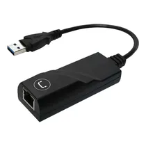 Cabo Adaptador Unno Tekno AD3003BK USB-A para Lan RJ45