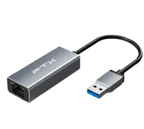Adaptador USB-A 3.0 - RJ-45 M/H FTX-AML1000-Ag 1GBPS/Gris