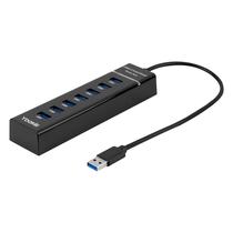 Hub USB Yookie HUB-10 7 Em 1 USB 3.0 - Preto