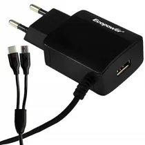 Carregador Ecopower EP-7068 USB Con Cable USB-C 20W - Preto
