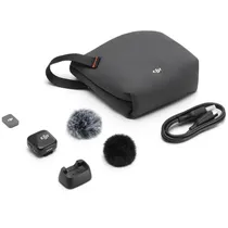 Microfone Lapela Dji Transmitter Infinity Preto