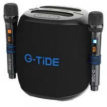 Caixa de Som Portatil G-Tide Thunderbass Bluetooth + Microfone - Preto  Caixa de So...