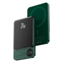Carregador Port. Wireless Super Power Bank Q9 Gree Green 10000MAH