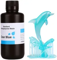 Resina Photopolymer para Impressora 3D Elegoo V1.0 Standard 1KG - Clear Blue