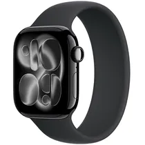 Apple Watch Series 11 42 MM/Size 4 MEW04LW A3331 GPS - Jet Black Aluminum/Black Solo Loop
