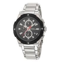 Relogio Analogico Masculino Sergio Tacchini ST.1.10042-1 com Pulseira de Aco Inoxidavel - Prata e Preto