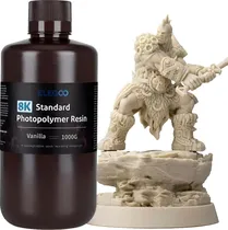 Resina 8K Photopolymer para Impressora 3D Elegoo Standard 1KG - Vanilla