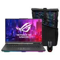 Notebook Asus Rog Strix G16 G614JIR-N3054W, Intel Core i9-14900HX 2.2GHZ (5.8GHZ), 16GB Ram, 1TB SSD, Tela 16" Wuxga Ips 165HZ, Geforce RTX4070 8GB, Windows 11 Home, Mochila+Mouse, Inglês, Eclipse Cinza