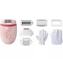 Depilador Philips Satinelle Essential BRE285 15V (7 Acessorios) - Rosa