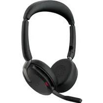 Fone de Ouvido Jabra GN EVOLVE2 65 Flex W160 LINK380/390A MS Stereo - Preto (com Estojo)