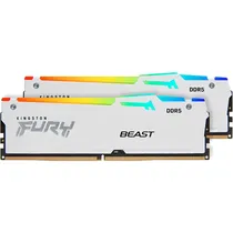 Memória Ram DDR5 Kingston Fury Beast RGB 5200 MHZ 32 GB (2 X 16 GB) - Branco (KF552C40BWAK2-32)