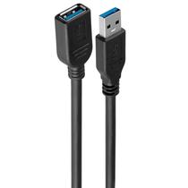 Cabo de Extensao USB para USB 3.0 - 1.8M Preto