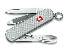 Victorinox Unisex Classic Alox Acero Inoxidable 58 MM Silver