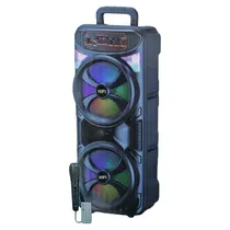 Speaker Party Kandexs YE-0261 - 8"X2 - BLT - Aux - Mic c/ Fio  Speaker Par...