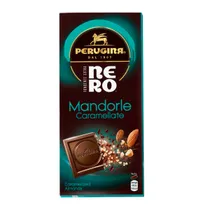Barra Chocolate Perugina Amargo com Amêndoas e Caramelo 48% 85G