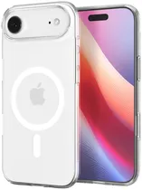 Case Spigen para iPhone 17 Air 6.6" Crystal Flex ACS09615 Clear White (Magfit)