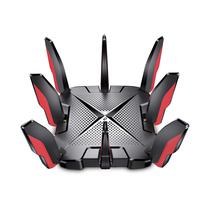 Roteador Wireless TP-Link Archer GX90 - Tri-Band - 8 Antenas - Preto e Vermelho