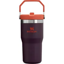 Garrafa Térmica Stanley Flip Straw Tumbler com Bico e Alça - Plum 591ML