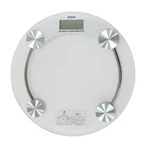 Balança Digital Bathroom Scale K0143 para Peso Corporal Suporta Até 180KG - Vidro Transparente