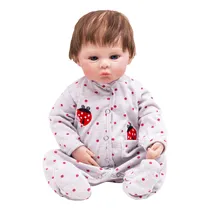 Boneca Bebe Reborn Menino 8802-3 de Silicone com Acessórios Varios