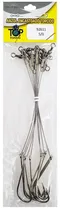 Anzol Top Fishing 92611 Encastoado Torcido 5/0 com 10 Pçs