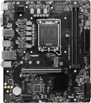 Placa Mãe MSI Pro B760M-e DDR5 LGA1700/ 2XDDR5/ M.2/ PCI-e/ HDMI/ VGA/ USB