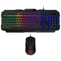 Teclado e Mouse MSI Forge GK100 Combo RGB