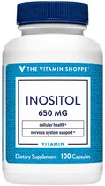 The Vitamin Shoppe Inositol 650MG (100 Cápsulas)