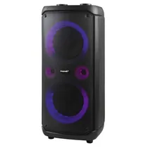 Speaker Ecopower EP-2225 6.5" 2X 40W Bluetooth/USB/Mic - Preto