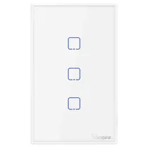 Interruptor Inteligente Touch Sonoff T0US3C-TX 3 Botões - Branco