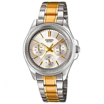 Relógio Feminino Casio LTP-2088SG-7AVDF Prata/Ouro