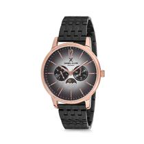 Relogio Analogico Masculino Daniel Klein Exclusive DK12226-2 - Preto e Rosa Ouro