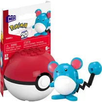 Pokemon Marill Mega Mattel - HWR25 (37 Pçs)