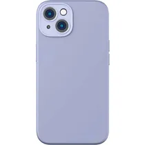 Estojo Protetor de Silicone + Protetor de Tela Baseus Liquid Silica Gel Series para iPhone 14 Plus - Lavanda (ARYT020205)