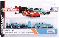 Carrinho Porsche Edition Cayenne Turbo s + 918 Spyder Majorette - 21-205-3112 (2 Unidades)