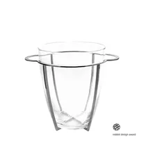 Riva Plata Cubo de Champan Plateado Del Guarda