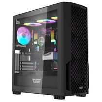 Gabinete Aigo Darkflash DF2100 Mesh Black 4FAN RGB