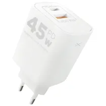 Carregador Tomada Xaea MOD04 Supreme USB / USB-C / 45W - Branco