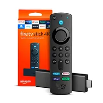 Adaptador Portátil Amazon Fire TV Stick 3ª Generación Con Alexa 4K Black