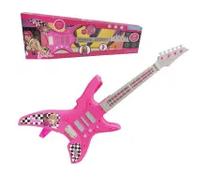 Fun Max Juegos de Rol Musicales Barbie Guitarra Grande Con Luz Y Sonido Plastico 4+ Anos Multicolor