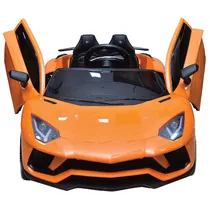 Carrinho Eletrico para Criança Lamborghini Sian MAEC-001 / 12V / Bluetooth - Laranja