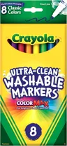 Marcador Crayola Ultra-Clean Washable Markers 58-7809 (8 Unidades)