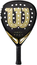 Raquete de Padel Wilson Defy V1 Padel 2 WR173711U2 - Preto/Dourado
