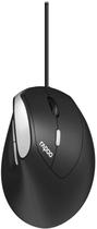 Mouse Rapoo EV200 Silent - Black (com Fio)