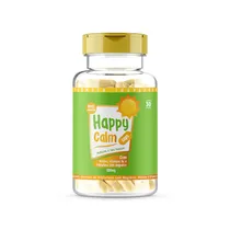Happyhair Melatonin Calm Melhora O Seu Humor 30 Caps 500MG Plastico Verde